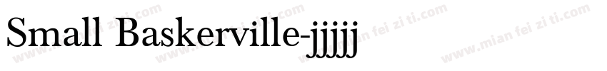Small Baskerville字体转换
